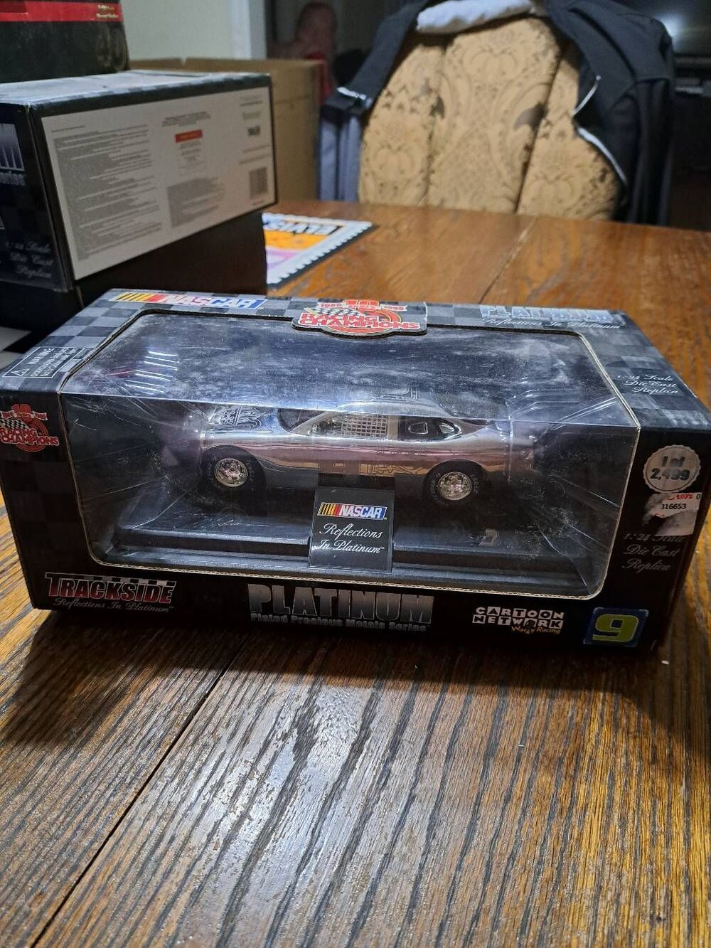 Vintage 99 Race Champion Platinum Jeremy Nadeau #9 Die Cast Nascar Race Car